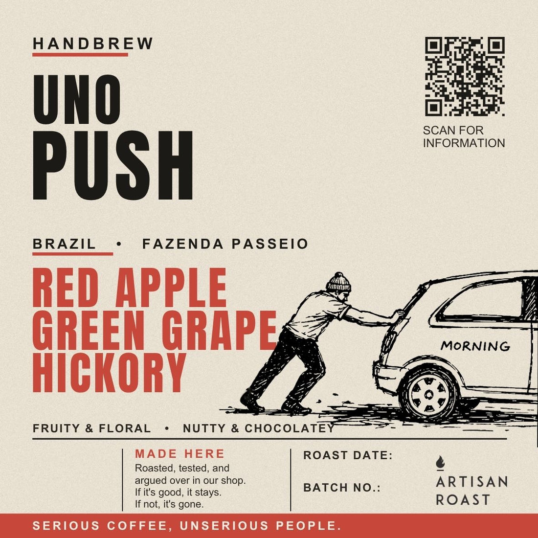 Brazil Fazenda Passeio Handbrew Single Origin — Uno Push