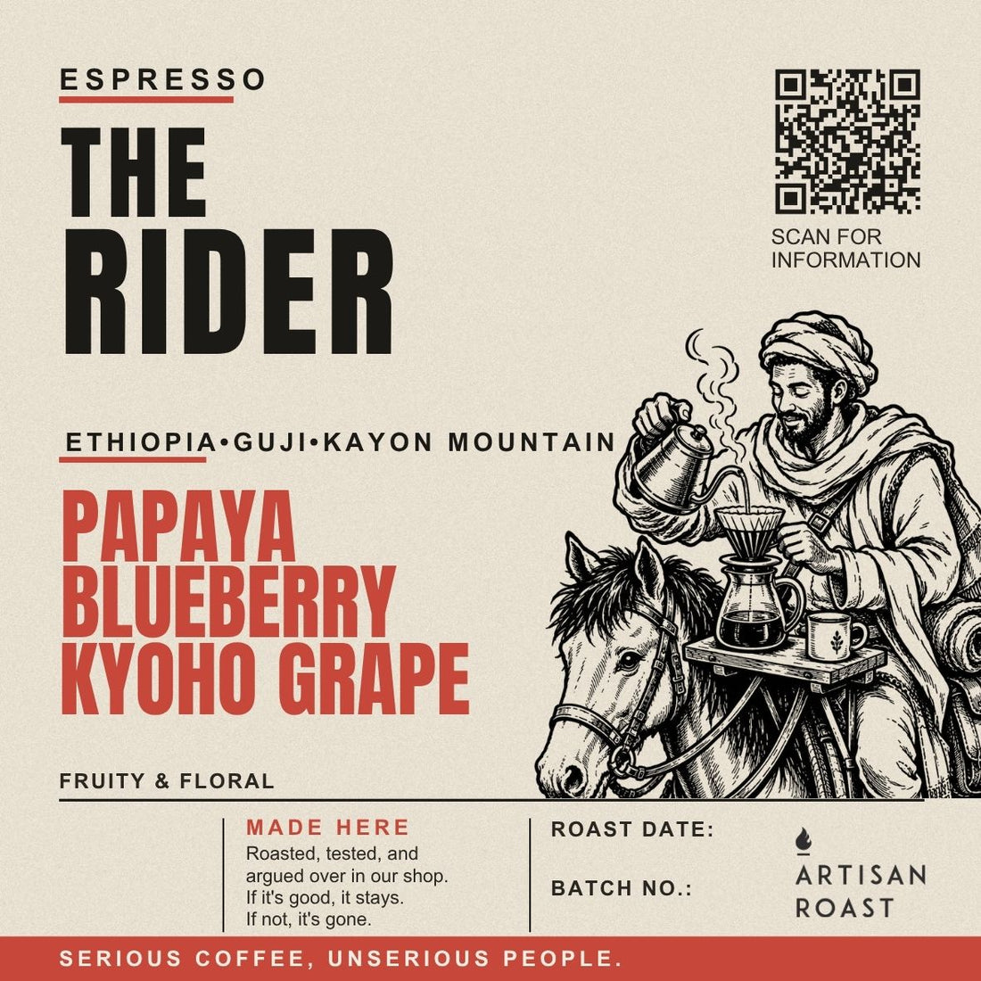 Ethiopia Kayon Mountain Espresso Single Origin — The Rider