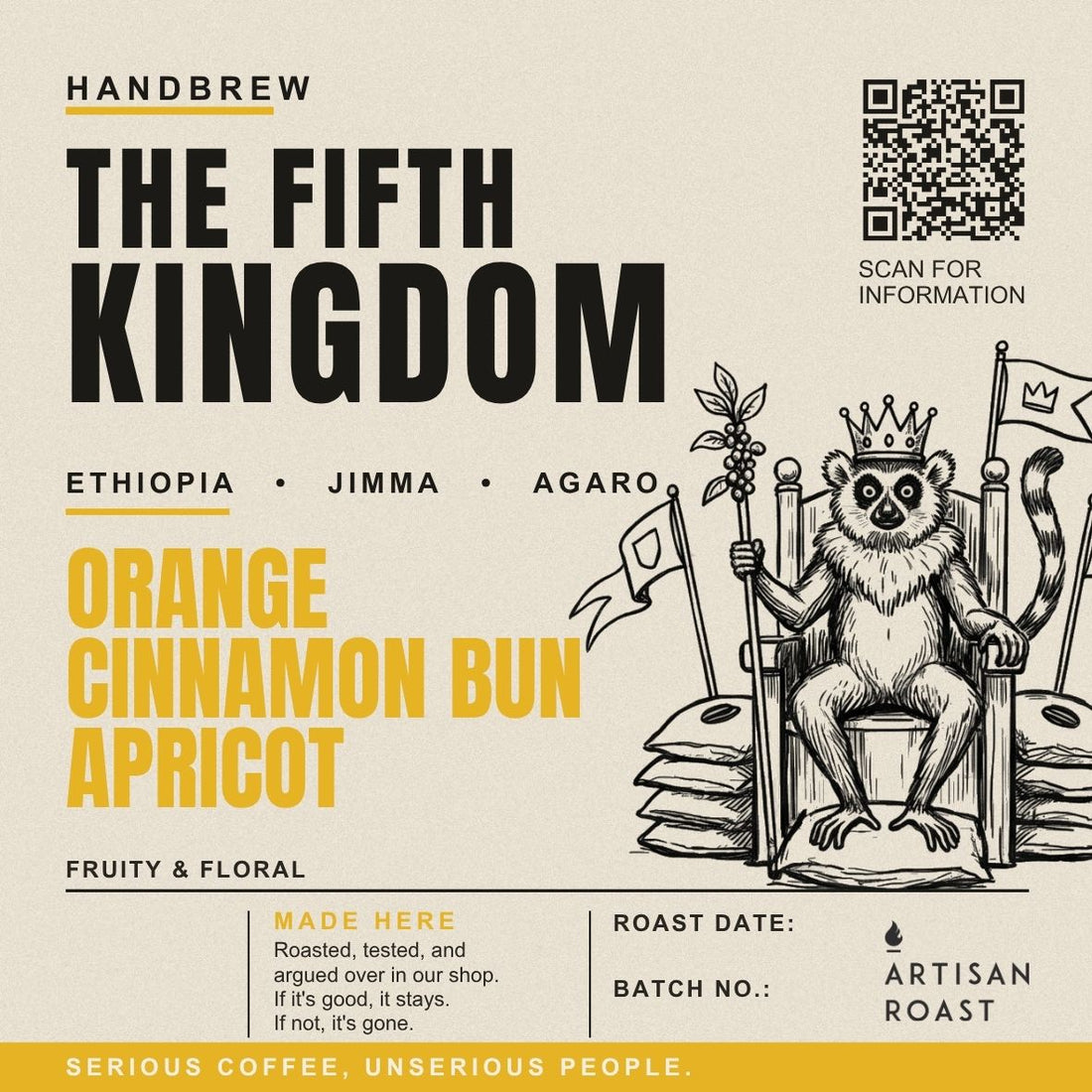Ethiopia Agaro Handbrew Single Origin — The Fifth Kingdom