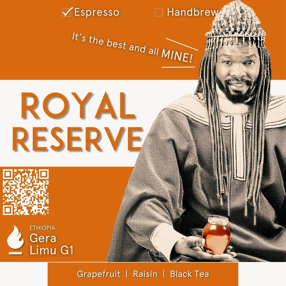 Ethiopia Limu Grade 1 Espresso Single Origin — Royal Reserve