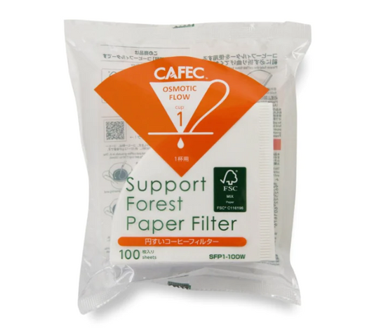 CAFEC Support Forest Paper Filter / 100pcs