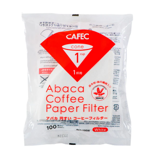 CAFEC Abaca Coffee Paper Filter / 100pcs