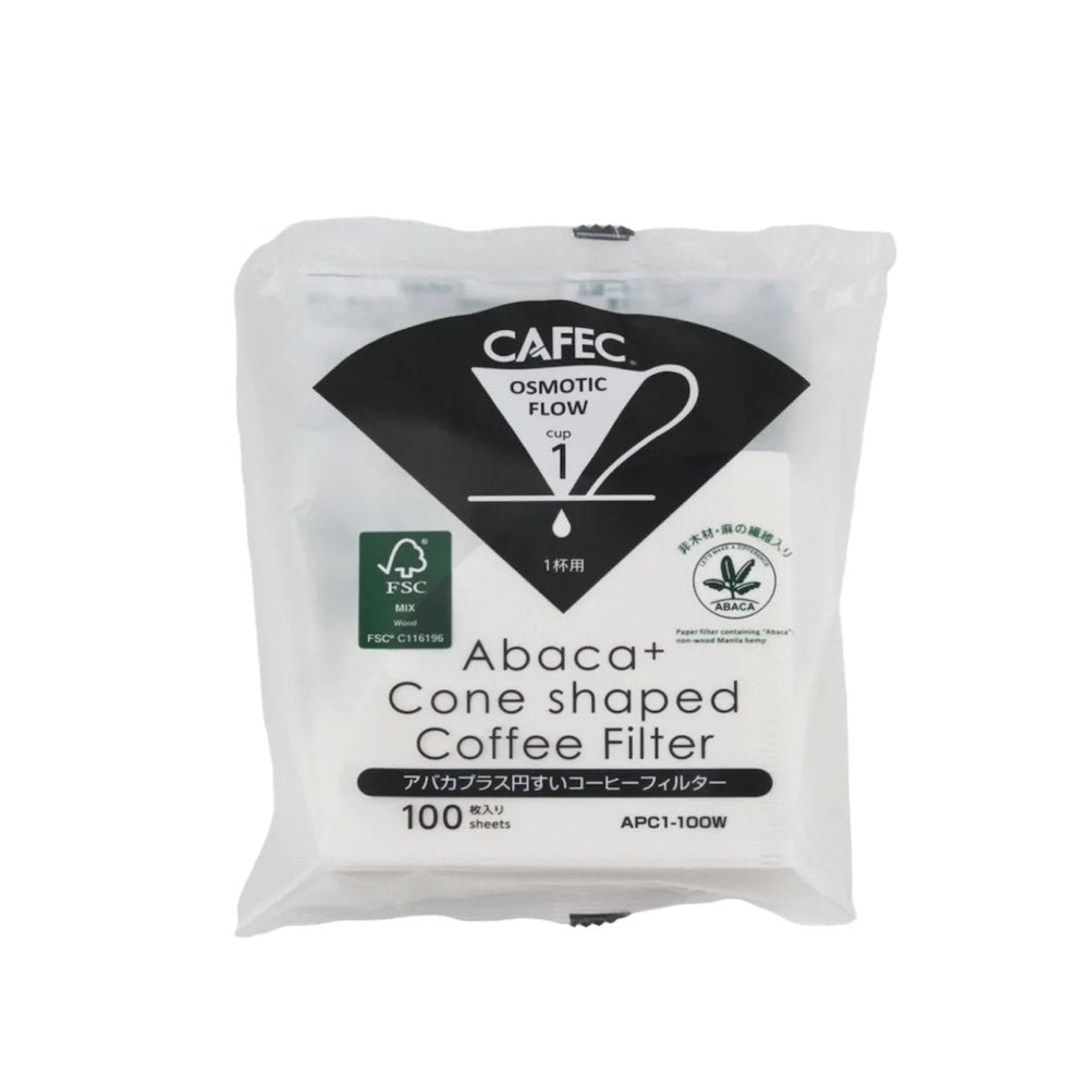 CAFEC Abaca+ Paper Filter / 100 pcs