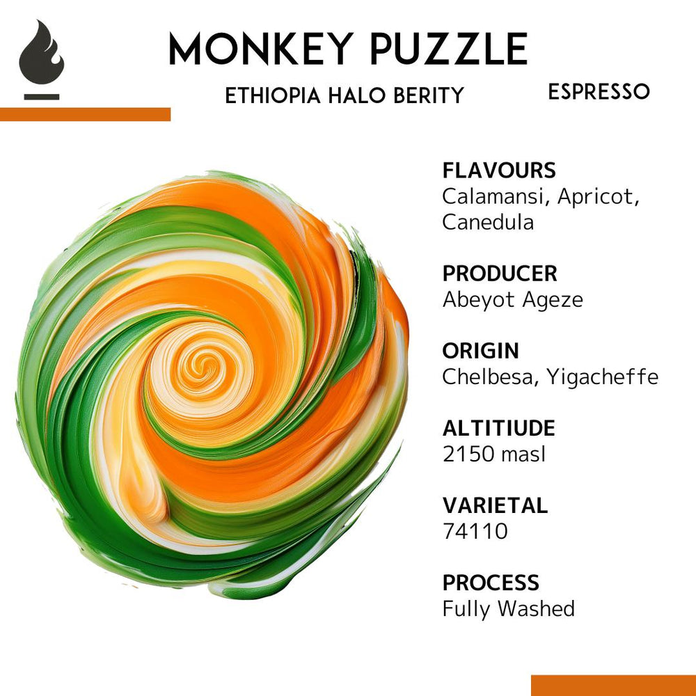 Ethiopia Halo Berity Espresso Single Origin - Monkey Puzzle