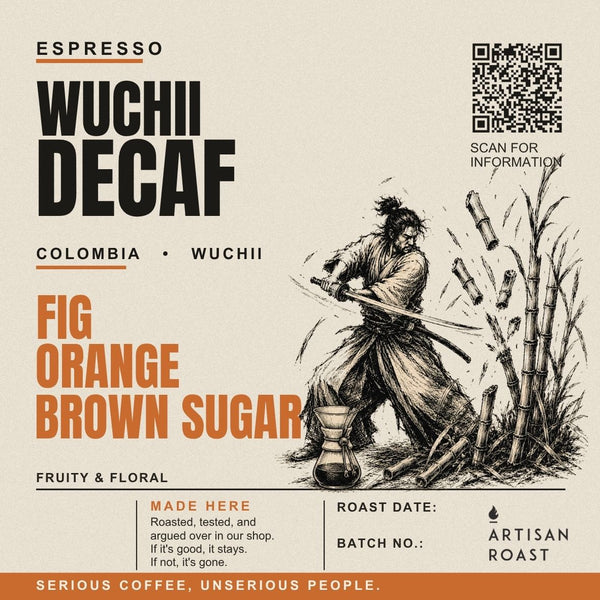 Wuchii Sugarcane Decaf Espresso Single Origin