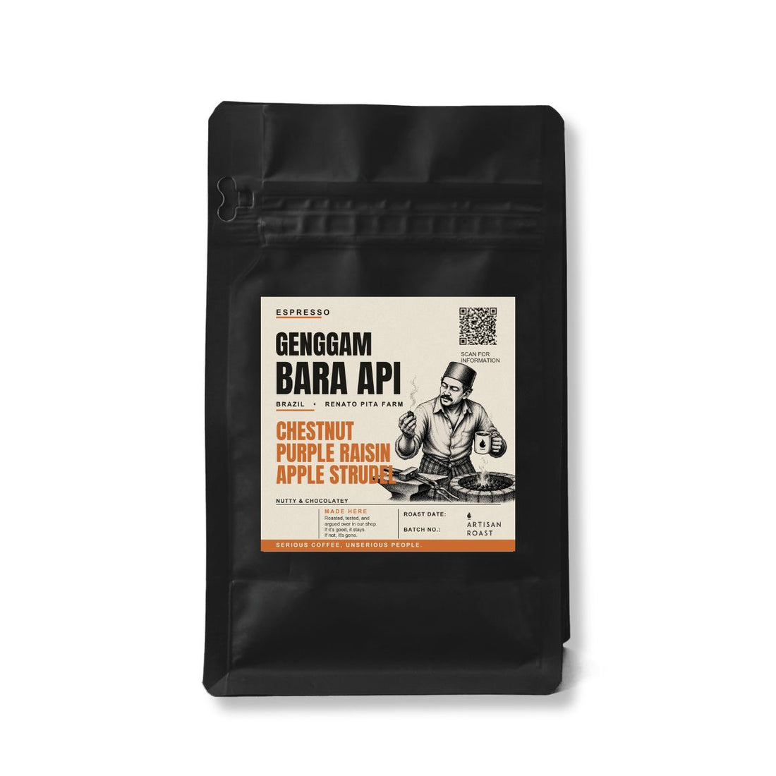 Brazil Renato Pita Espresso Single Origin — Genggam Bara Api