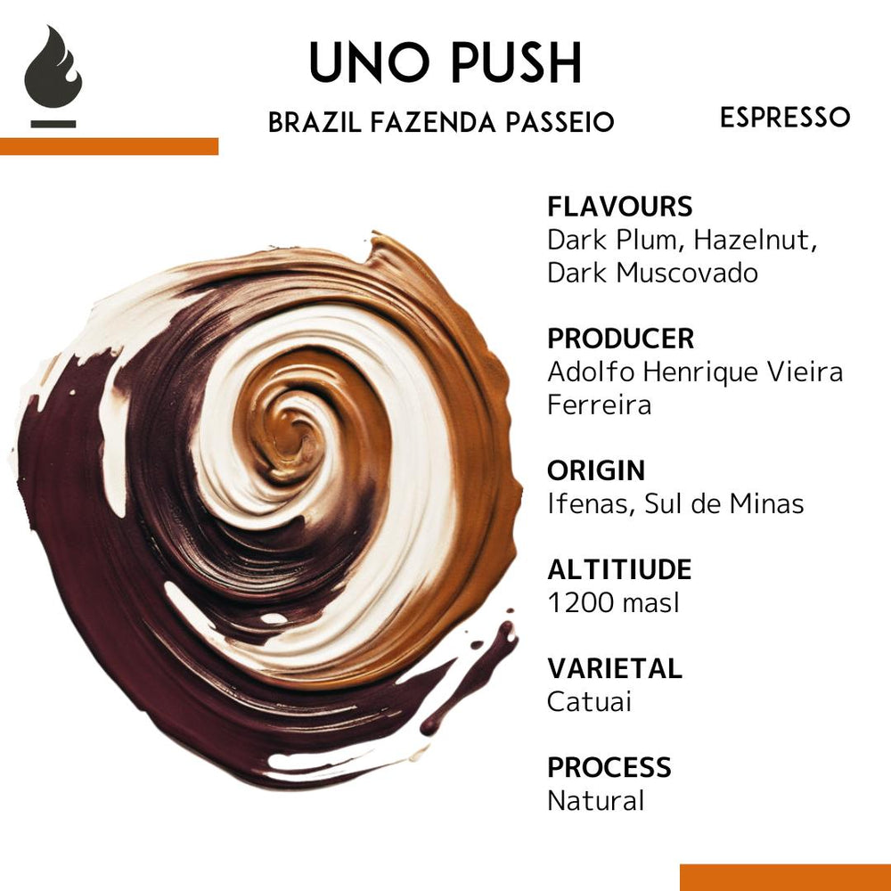 Brazil Fazenda Passeio Espresso Single Origin — Uno Push