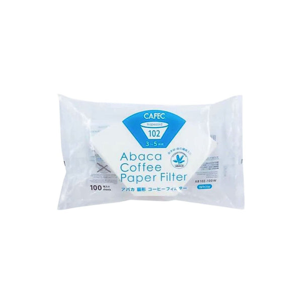 CAFEC Abaca Trapezoid Filter Paper/ 100 pcs [CLEARANCE]