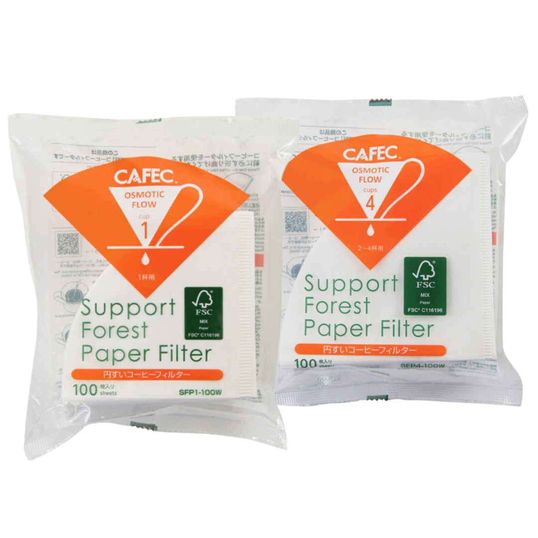 CAFEC Support Forest Paper Filter / 100pcs
