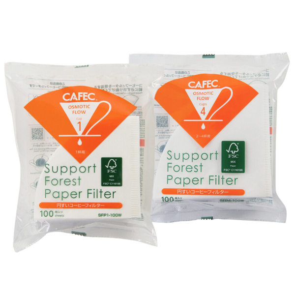 CAFEC Support Forest Paper Filter / 100pcs
